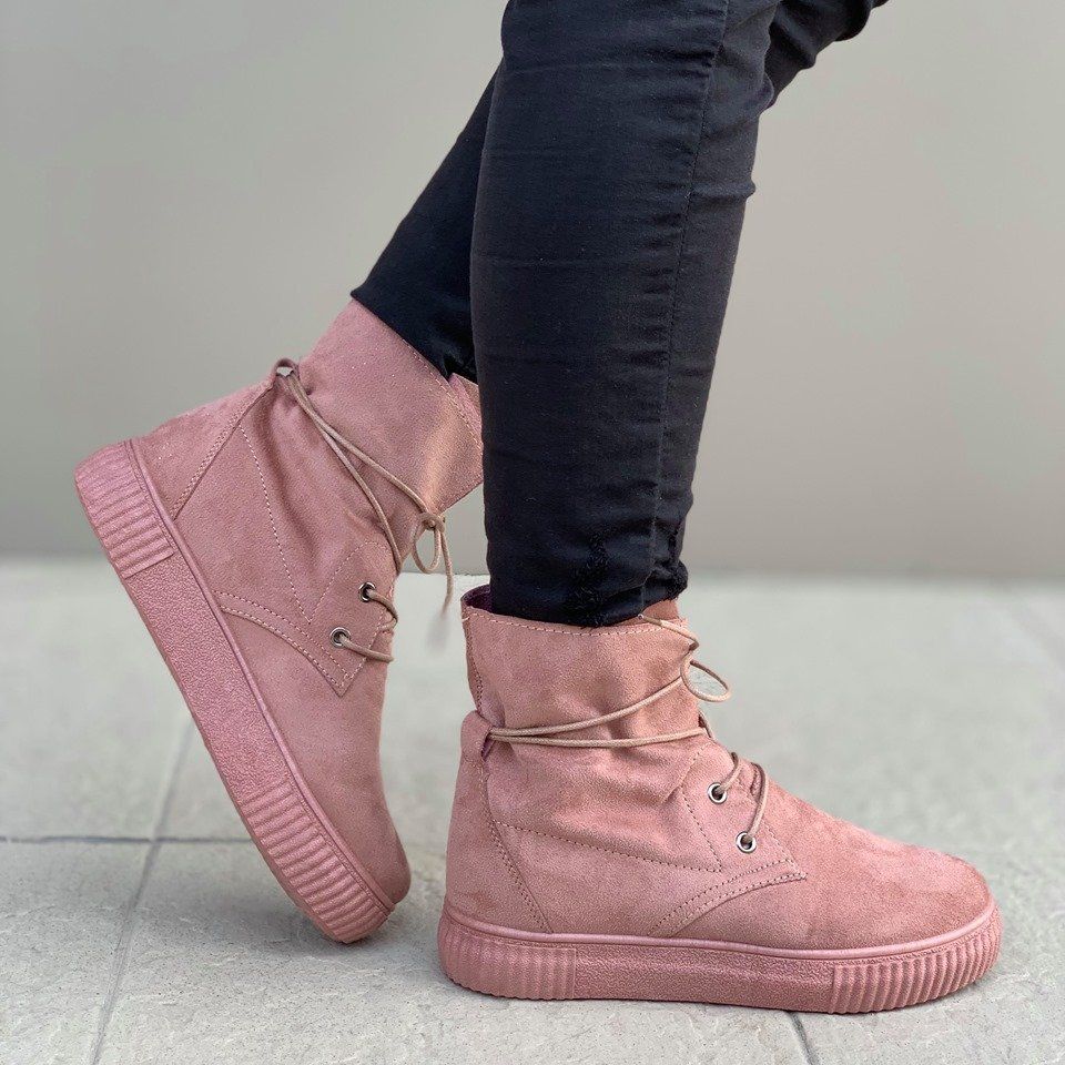 Дамски розови боти  Snowy - Pink