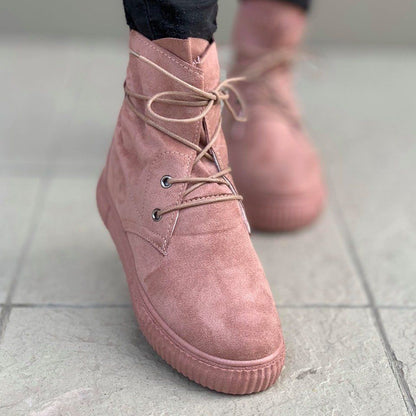 Дамски розови боти  Snowy - Pink