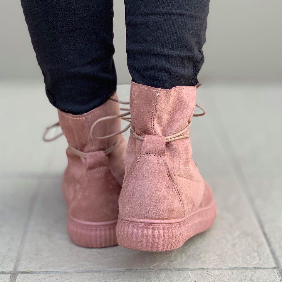 Дамски розови боти  Snowy - Pink
