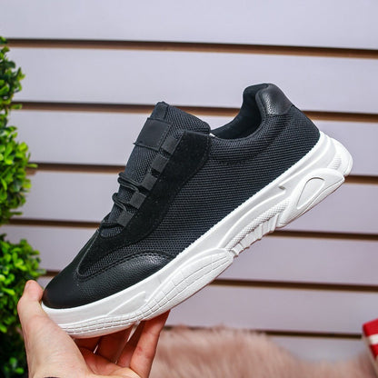 Мъжки олекотени, черни маратонки Carlos`19 -  Black