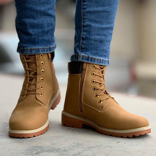 Мъжки кафяви боти - Joe - Camel