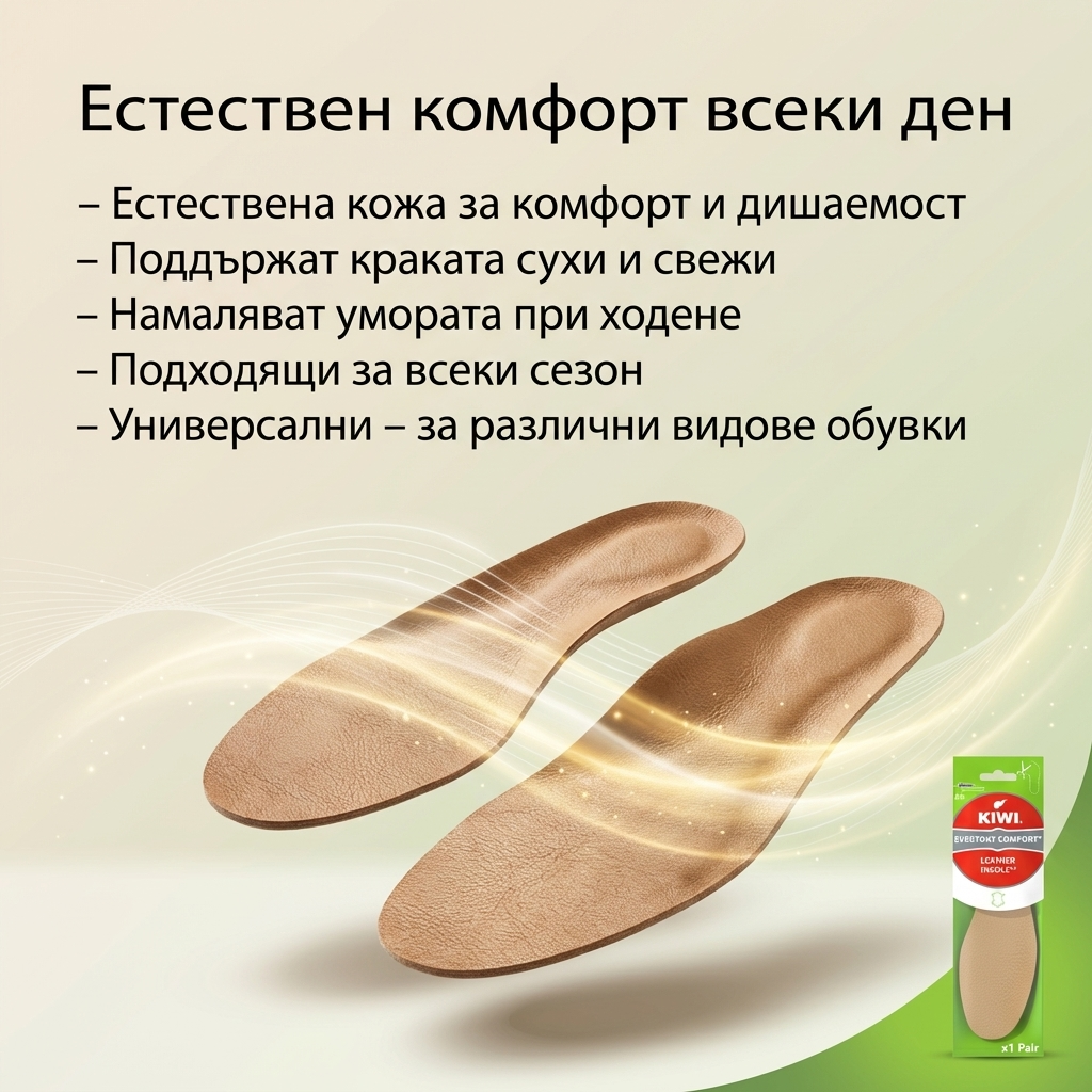 Kожени стелки - Everyday Comfort Leather Insole
