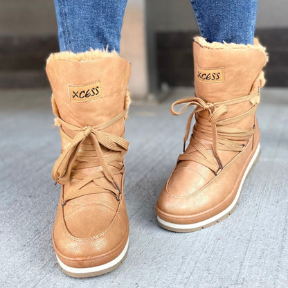 Дамски кафяви апрески Sasha - Camel