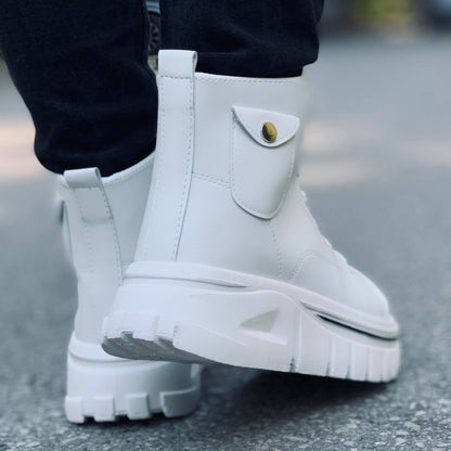 Дамски бели боти - Aletta - White