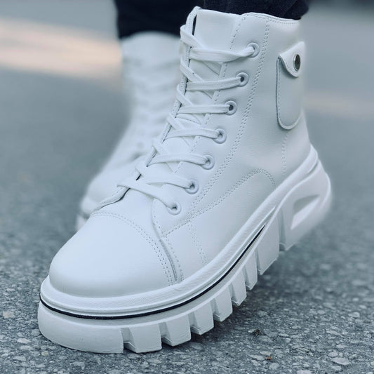 Дамски бели боти - Aletta - White