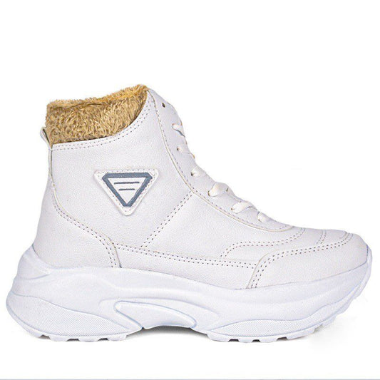 Дамски бели боти - Snow - White