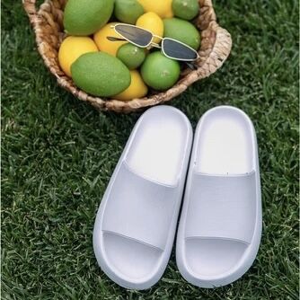 Дамски бели чехли - Alivia - White