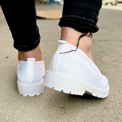 Дамски бели еспадрили - Adeline - White