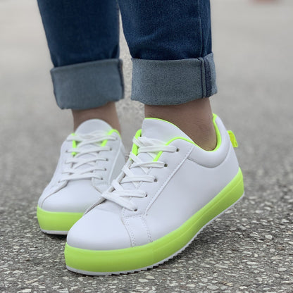 Дамски бели кецове - Bienna - White - Green