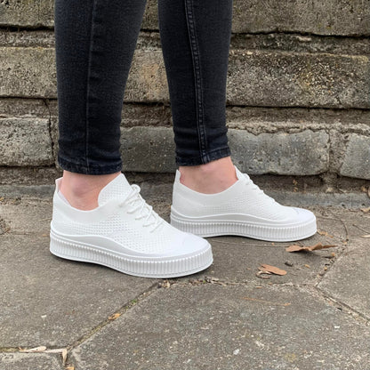 Дамски бели кецове - Danique - White