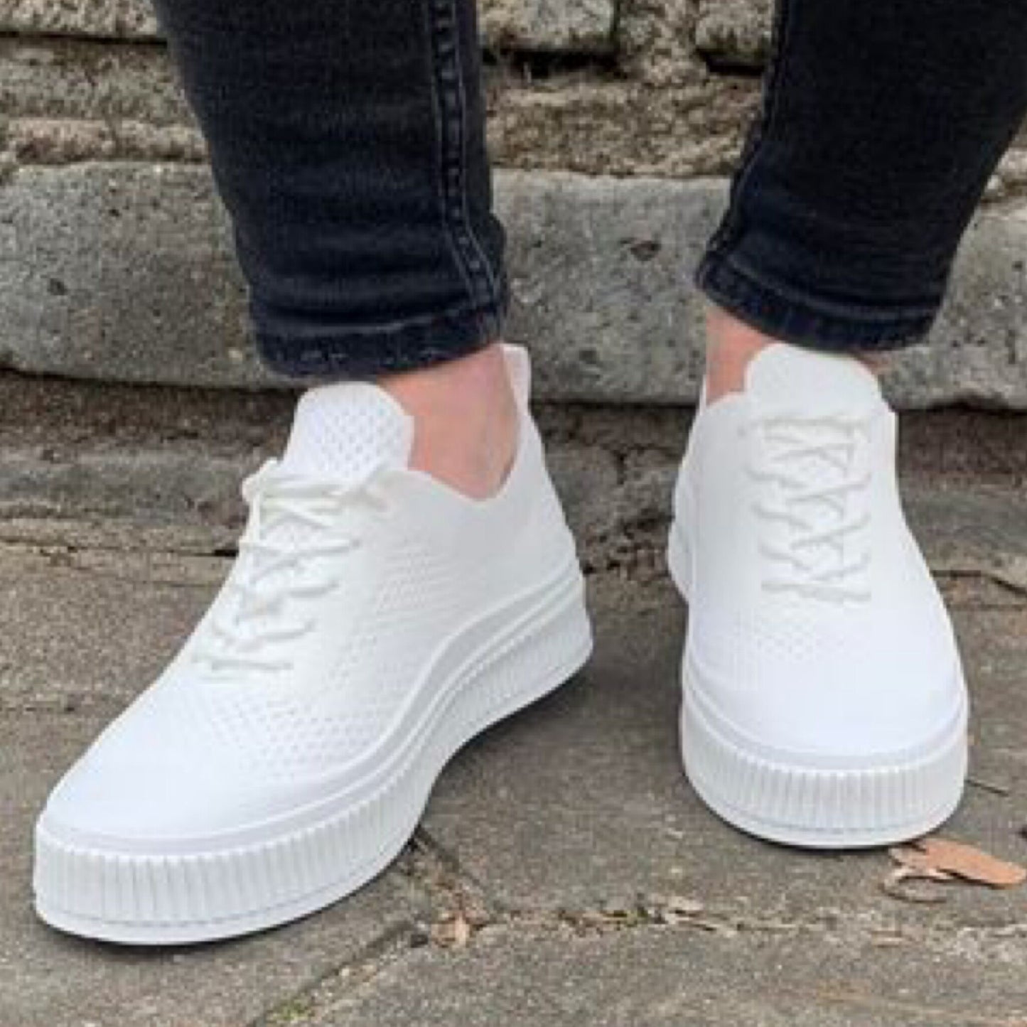 Дамски бели кецове - Danique - White