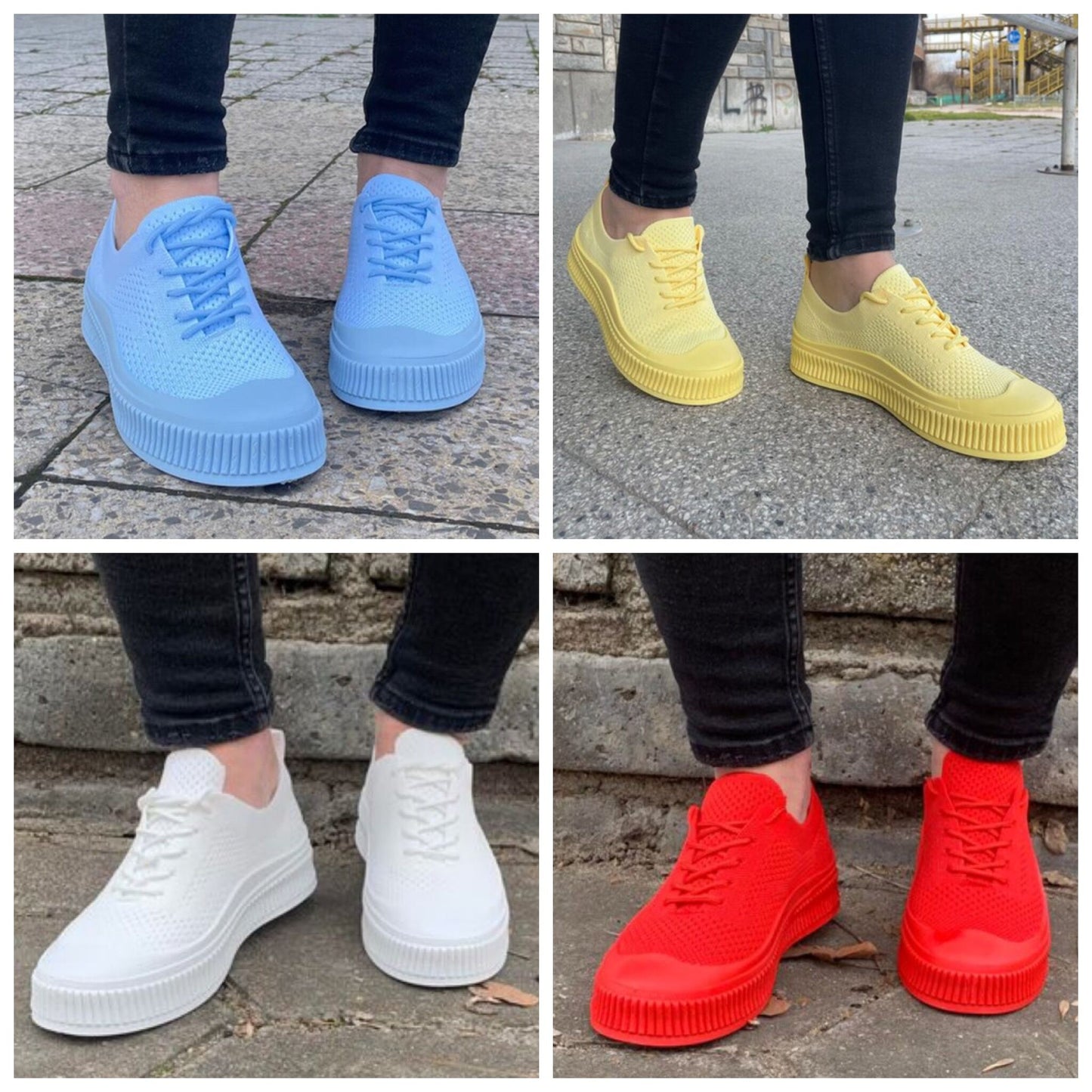 Дамски бели кецове - Danique - White