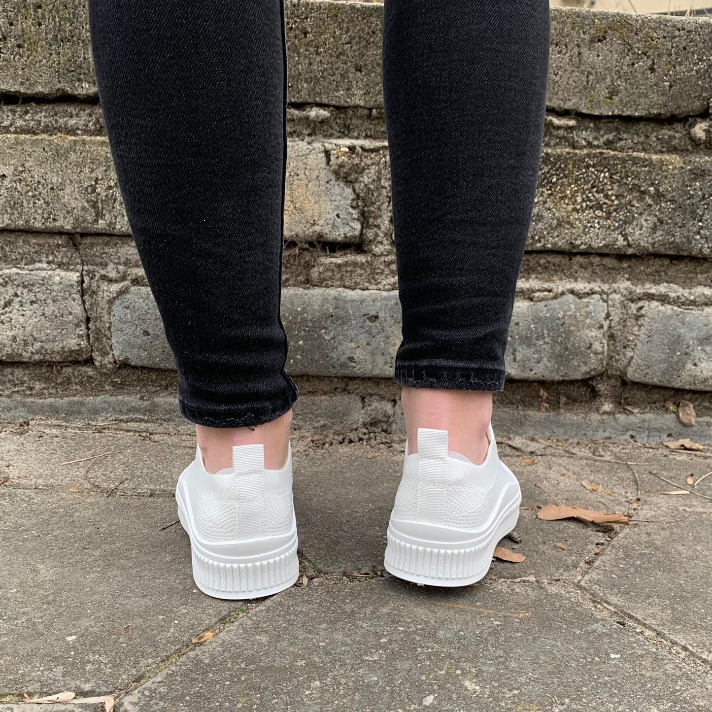 Дамски бели кецове - Danique - White