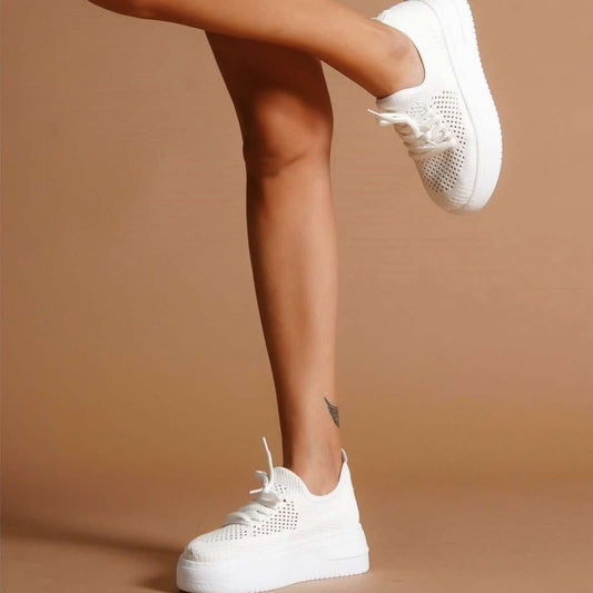 Дамски бели кецове - Lindsey - White