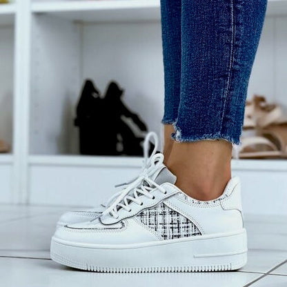 Дамски бели кецове - Norine - White