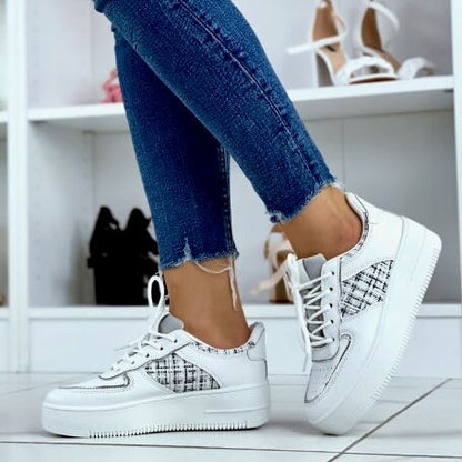 Дамски бели кецове - Norine - White