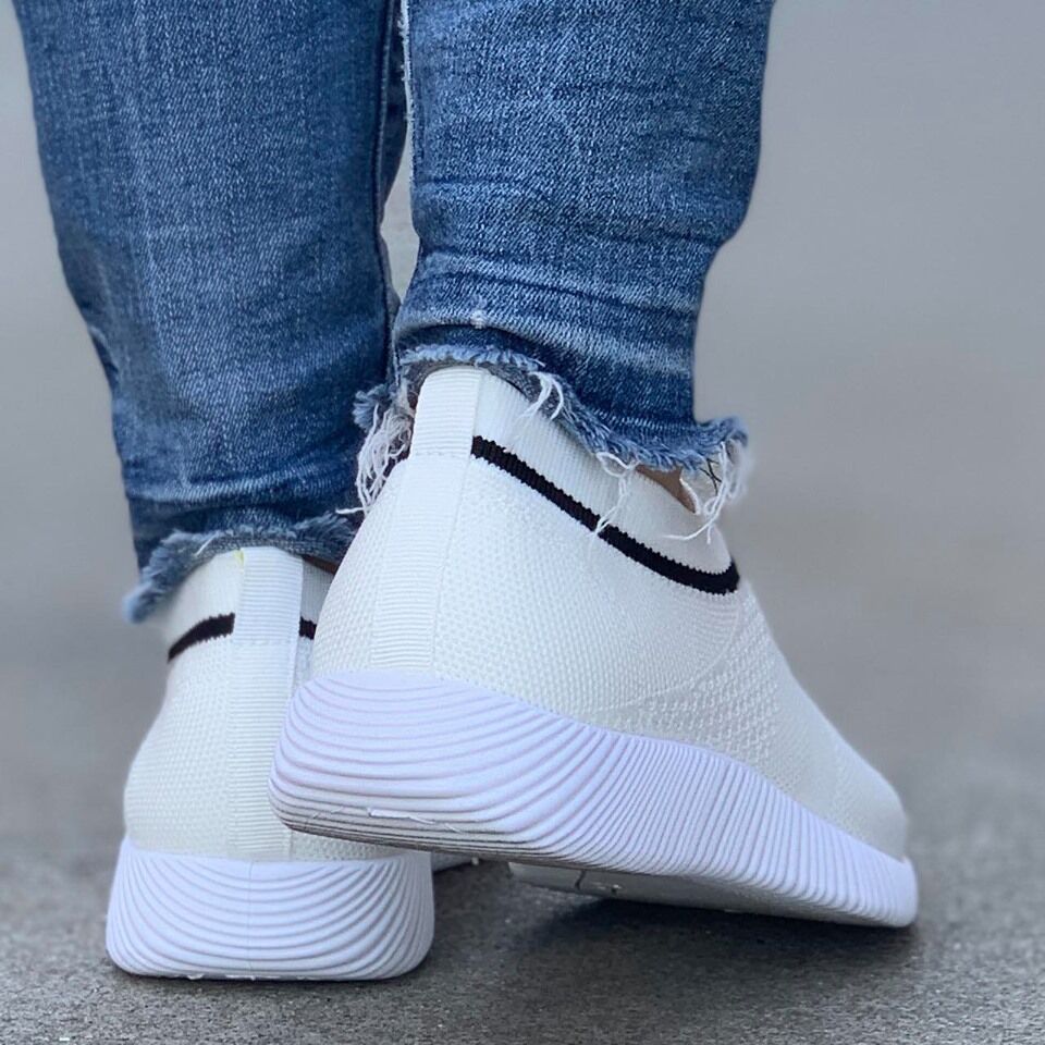 Дамски бели  маратонки - Acasia - White