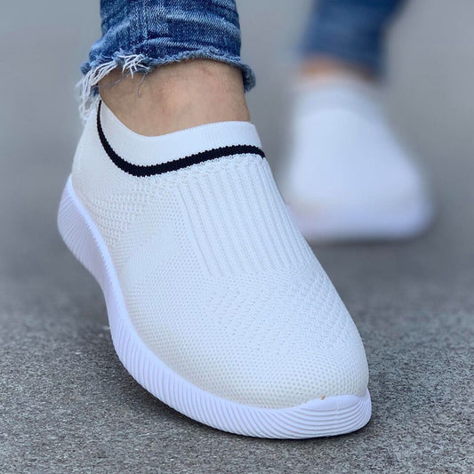 Дамски бели  маратонки - Acasia - White