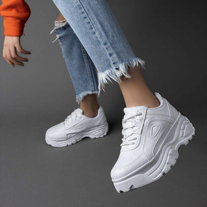 Дамски бели маратонки - Aerilyn - White