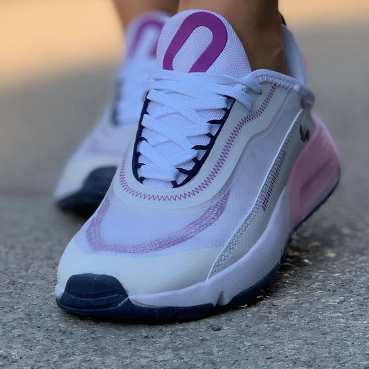 Дамски бели маратонки - Alameda - White - Purple