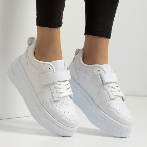 Дамски бели маратонки - Barbara - White