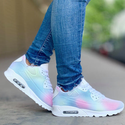 Дамски бели маратонки - Elina - White