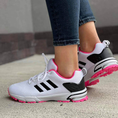 Дамски бели маратонки - Gracelyn - White - Black