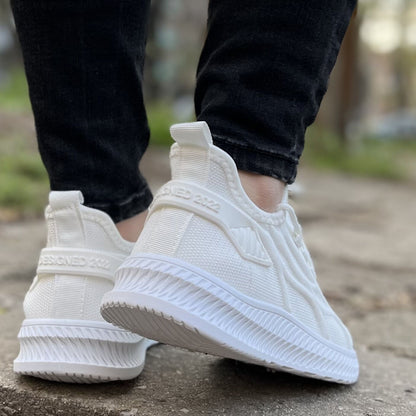 Дамски бели маратонки - Luisa - White