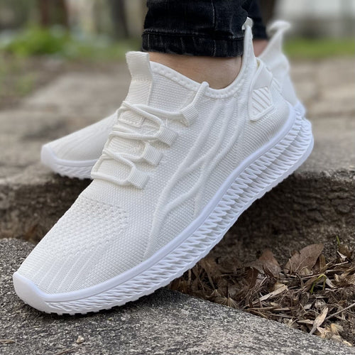 Дамски бели маратонки - Luisa - White