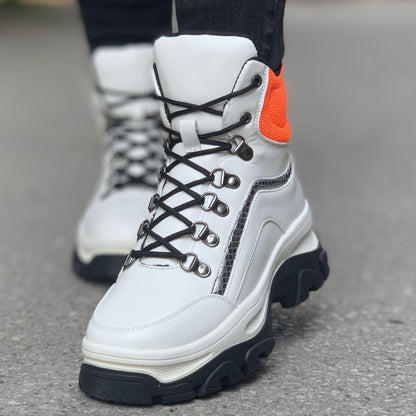 Дамски бели маратонки - Roksana - White