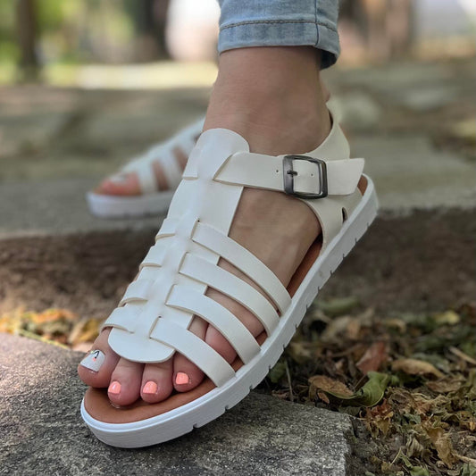 Дамски бели сандали - Dorie  - White