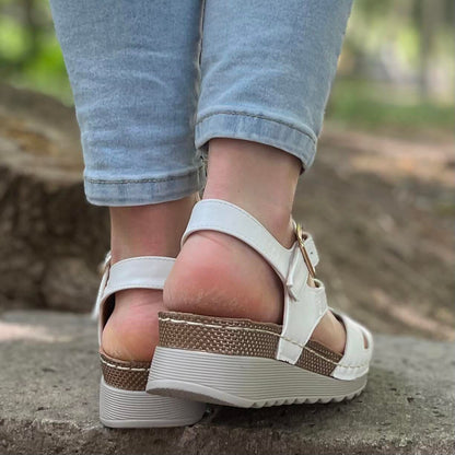 Дамски бели сандали - Kristen - White