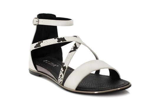 Дамски бели сандали - Lina -White