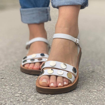 Дамски бели сандали - Maya - White