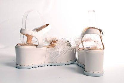 Дамски бели сандали - Nadie - White