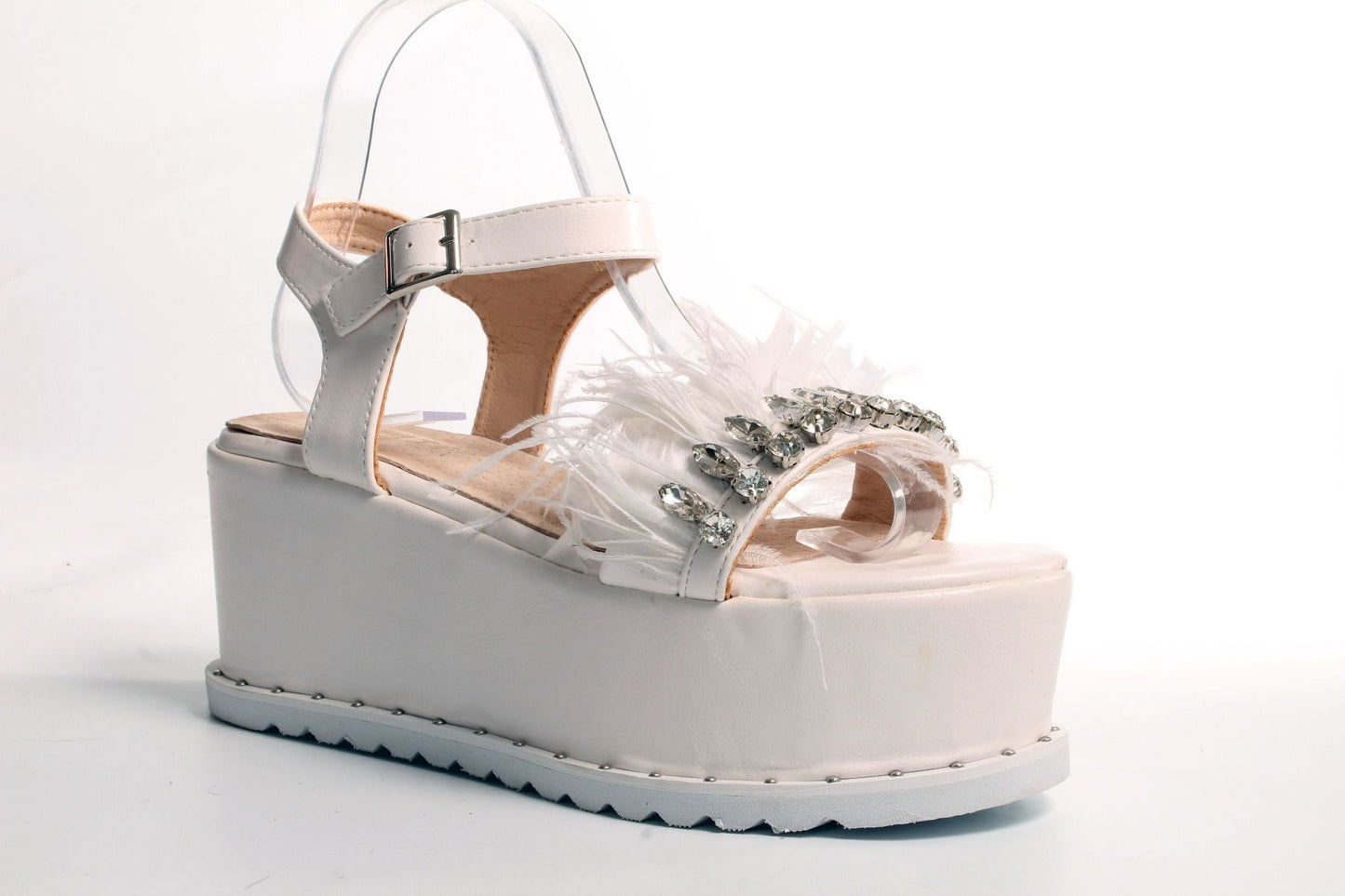 Дамски бели сандали - Nadie - White