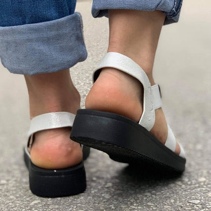 Дамски бели сандали - Nadiya - White