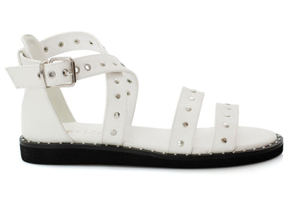 Дамски бели сандали римски стил  - LAZIO - White