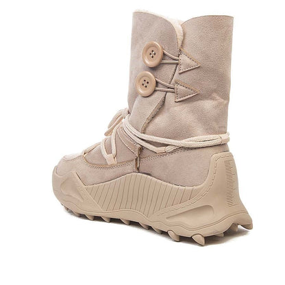 Дамски бежови апрески - Angelea - Beige