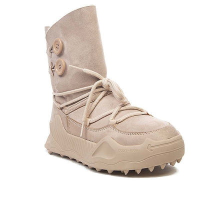 Дамски бежови апрески - Angelea - Beige