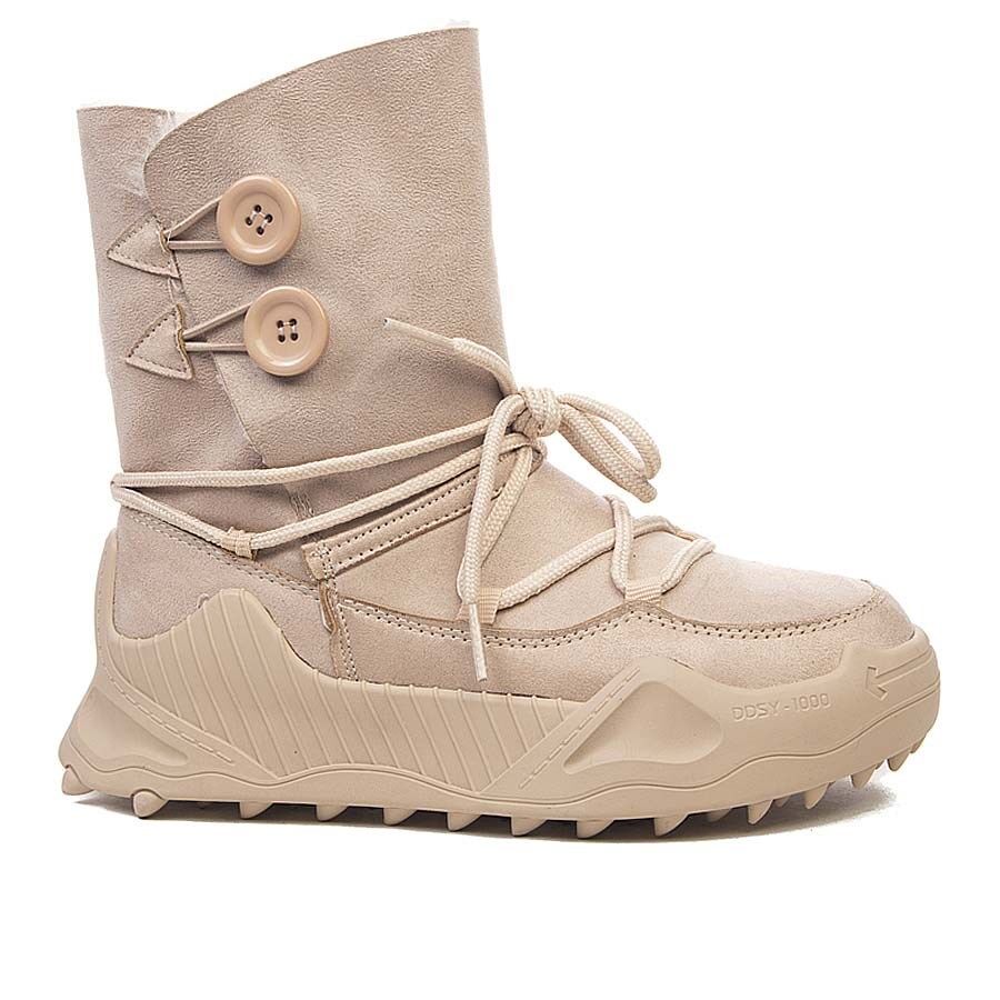 Дамски бежови апрески - Angelea - Beige
