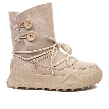 Дамски бежови апрески - Angelea - Beige