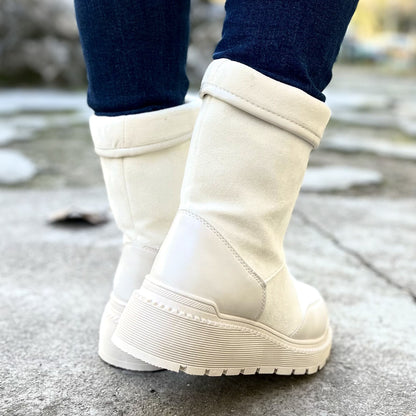 Дамски бежови боти - Cody - Beige