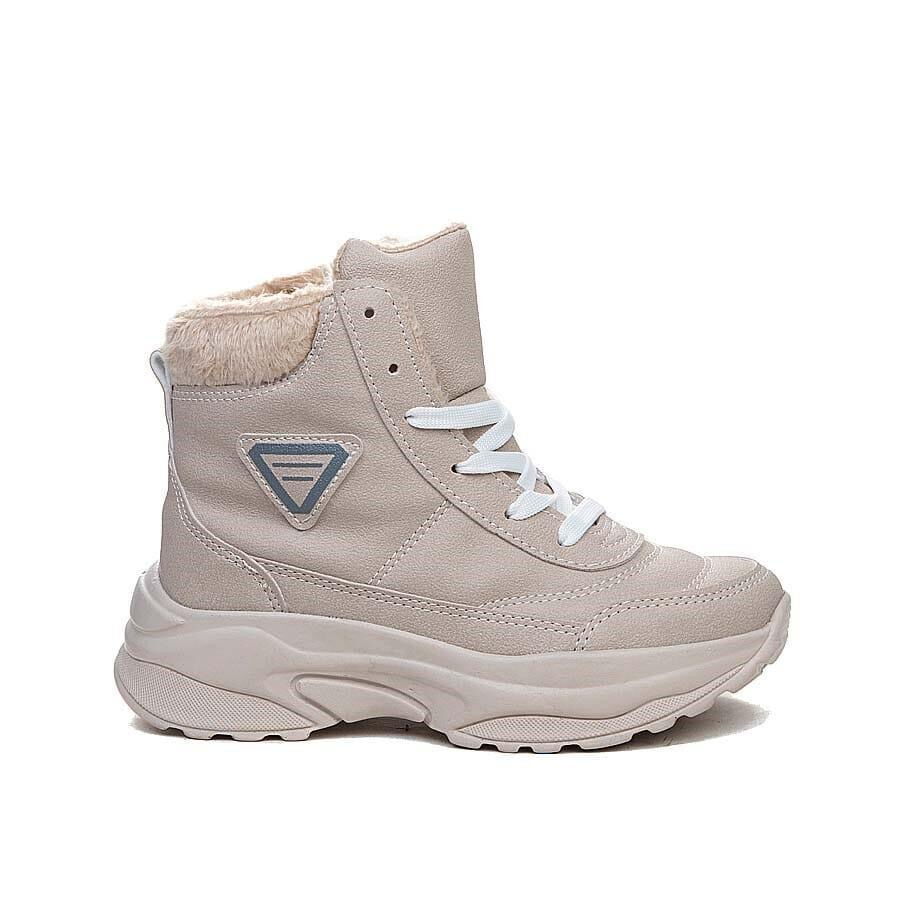 Дамски бежови  боти - Snow - All - Beige