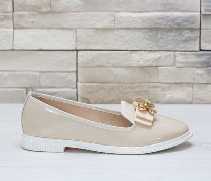 Дамски  бежови еспадрили - Lenny - Beige