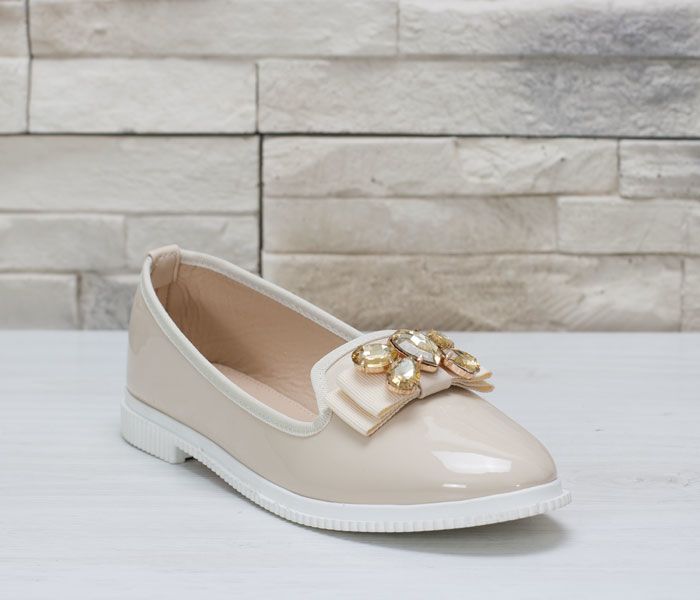 Дамски  бежови еспадрили - Lenny - Beige