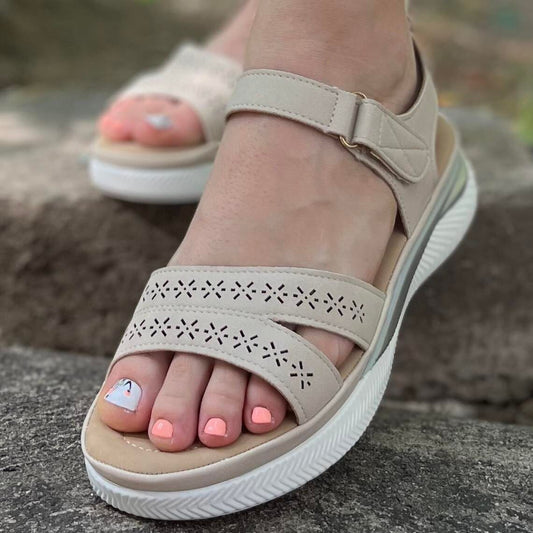 Дамски бежови сандали - Dustine - Beige