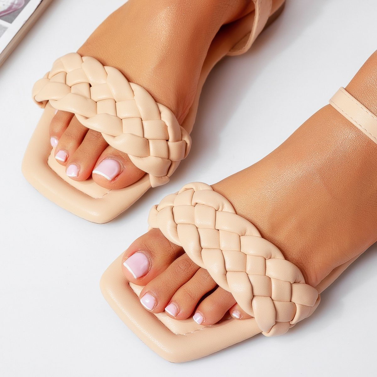 Дамски бежови сандали - Florence - Beige