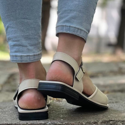 Дамски бежови сандали - Tiffany - Beige