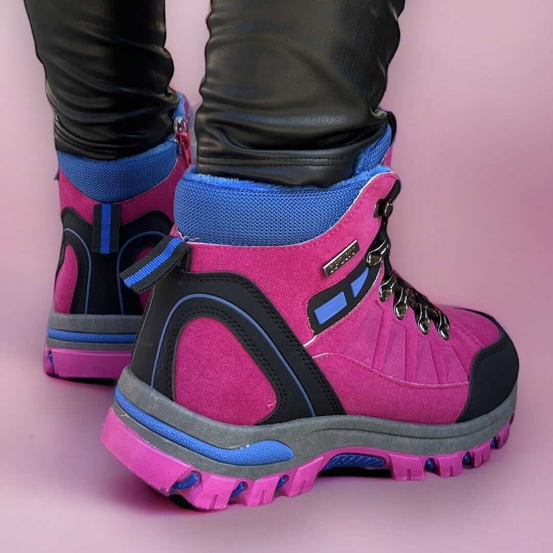 Дамски боти в цикламен цвят - Layla - Fuxia